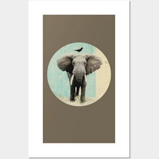 Elephant and a Blackbird - BFF Posters and Art